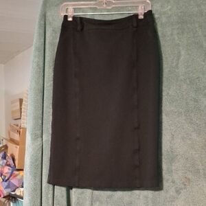 Soho Classic Black Pencil Skirt